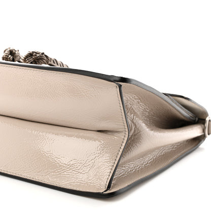 Gucci Crinkled Patent Medium Dionysus Top Handle Bag Sphinx 10 of 10