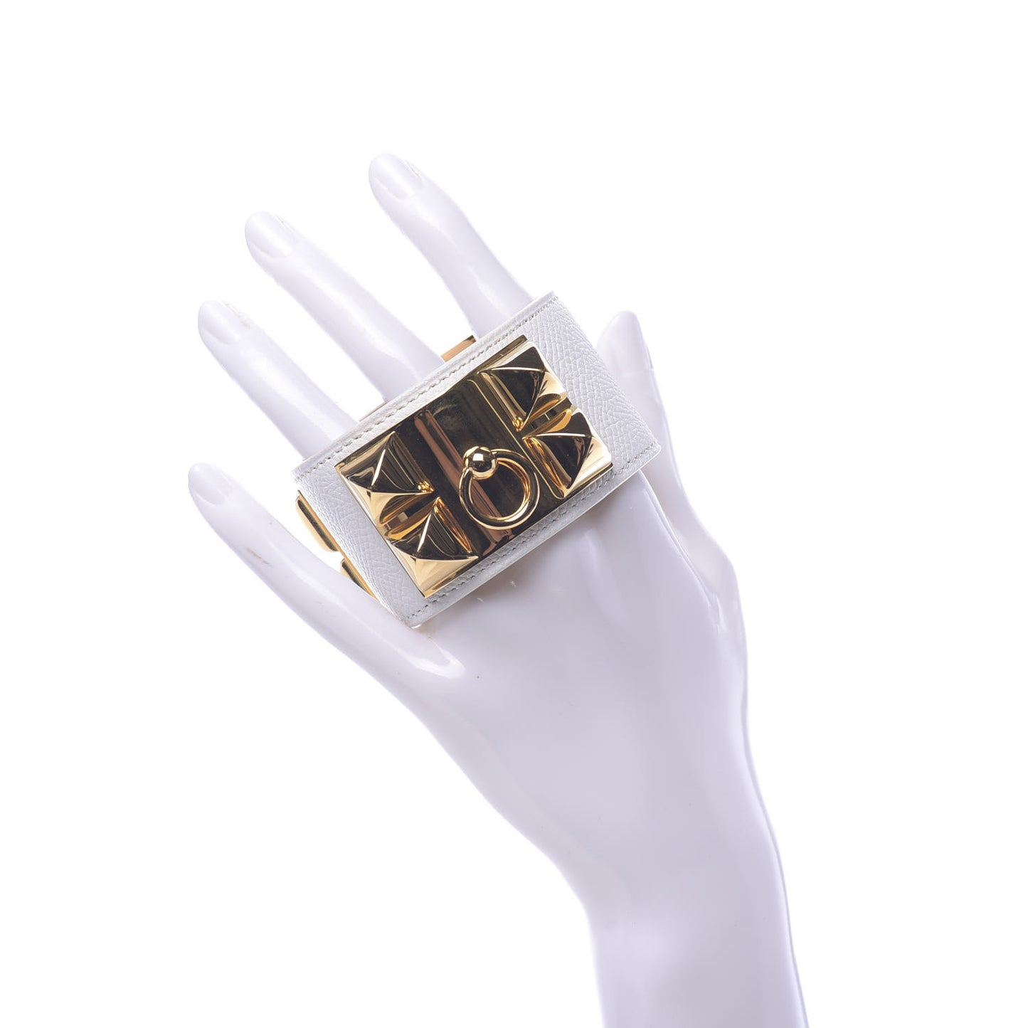 Epsom Collier de Chien CDC Bracelet S White