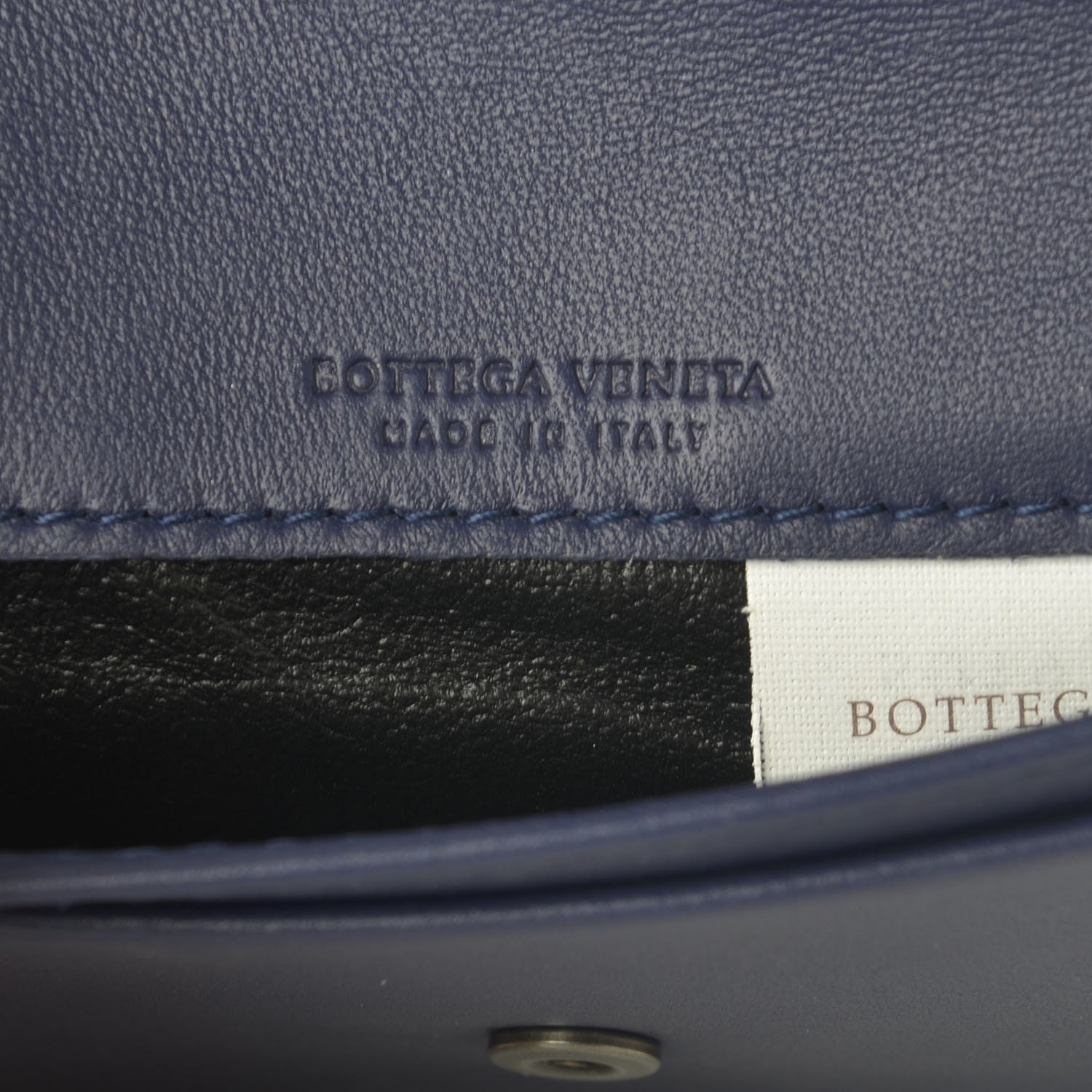 Bottega Veneta Nappa Intrecciato Card Holder Atlantic 6 of 8