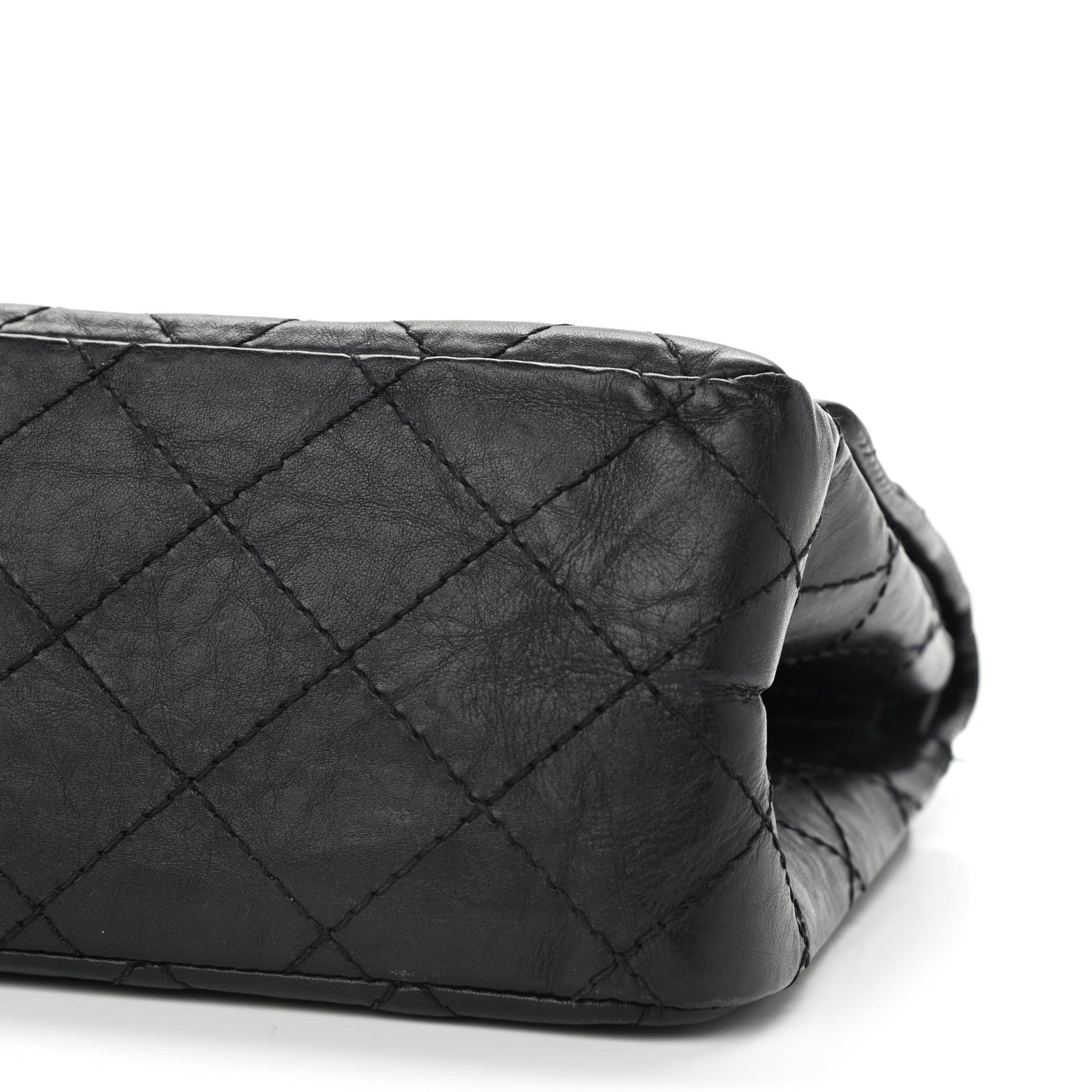 Chanel Aged Calfskin Quilted 2.55 Reissue 226 Flap Black 9 of 13