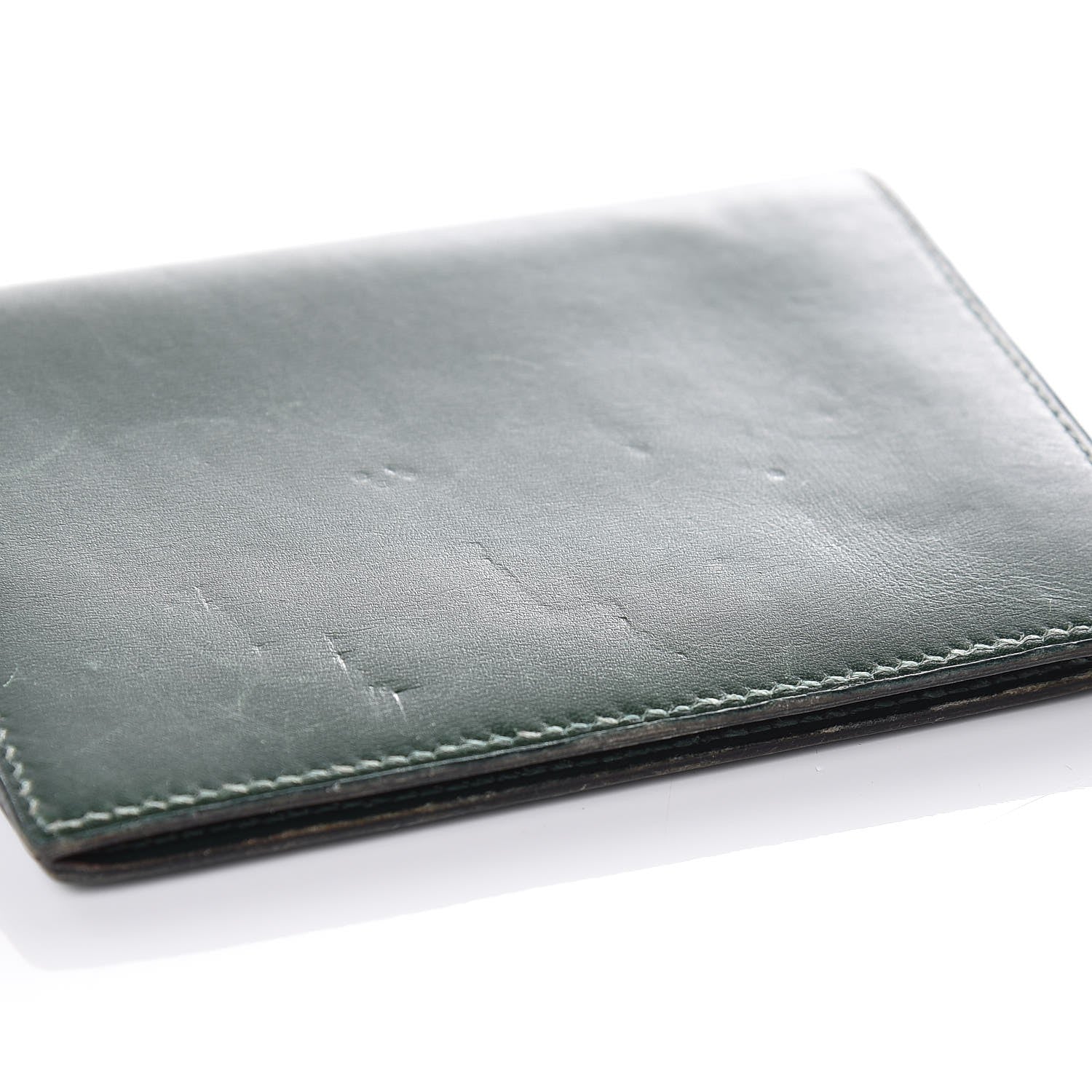 Hermes Box Photo Holder Wallet Vert Fonce 9 of 9