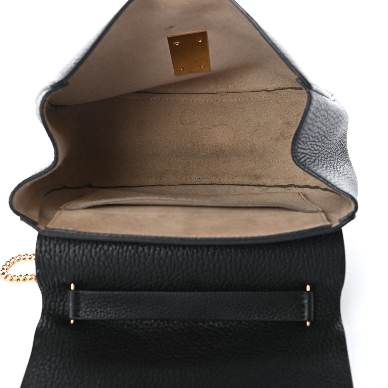 Chloe Grained Lambskin Mini Drew Shoulder Bag Black 5 of 9