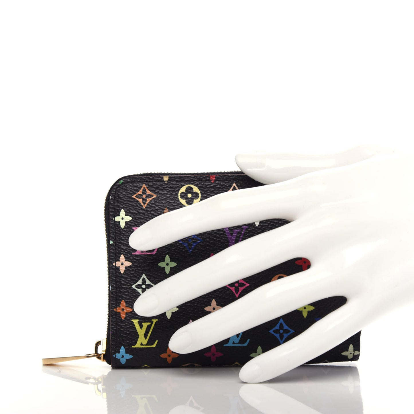 Monogram Multicolor Zippy Coin Purse Black Grenade