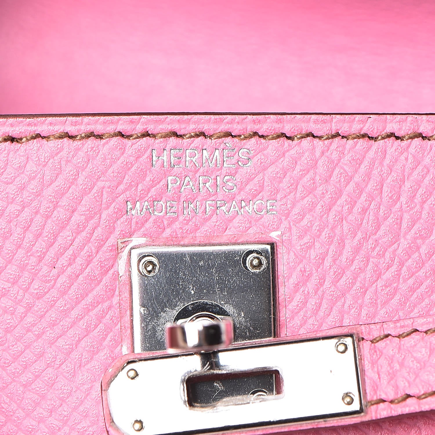 Hermes Epsom Tiny Kelly Sellier 5P Pink 8 of 35