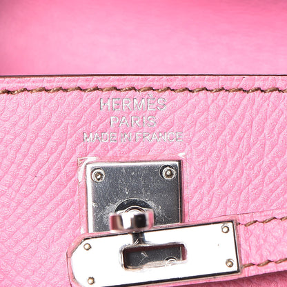 Hermes Epsom Tiny Kelly Sellier 5P Pink 8 of 35