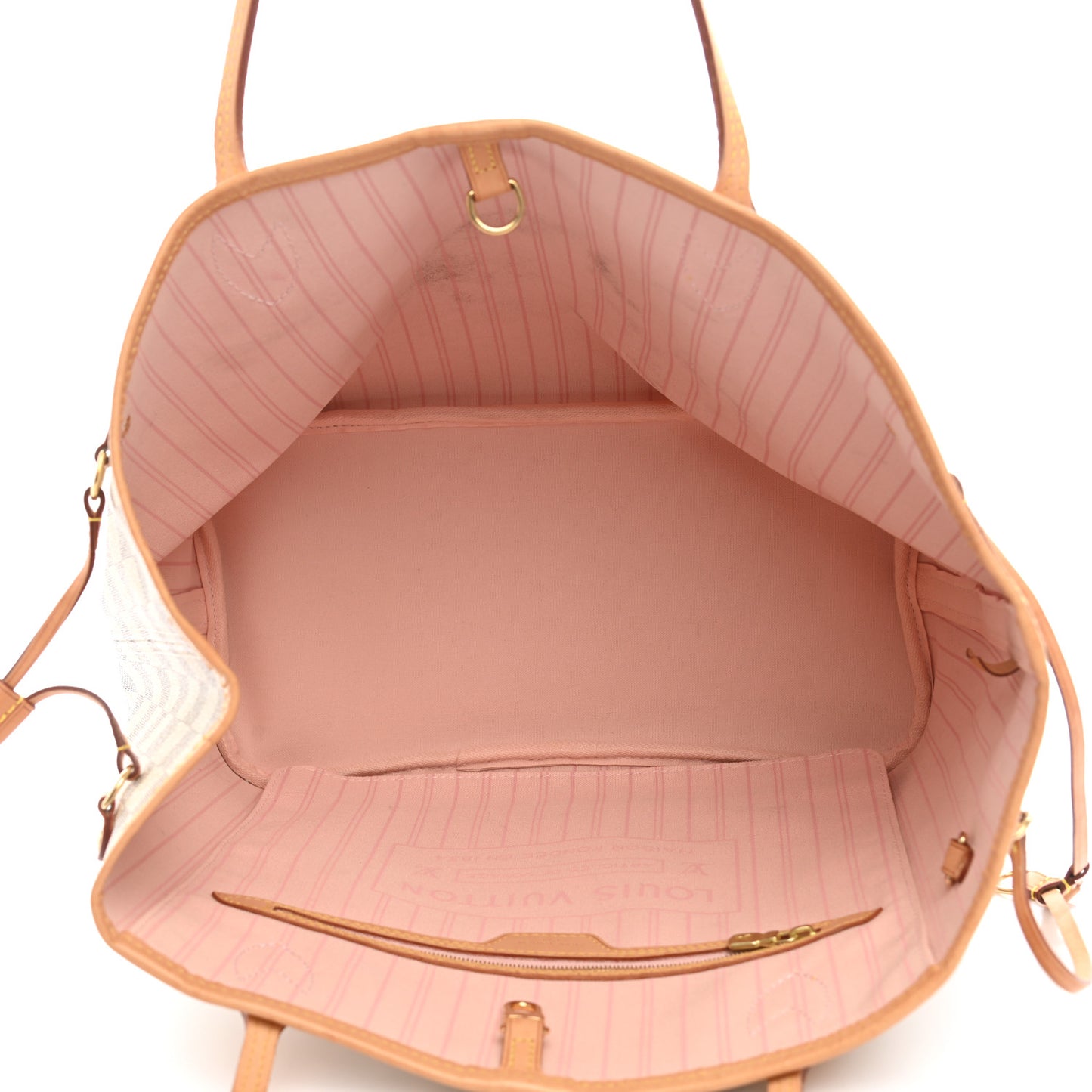 Damier Azur Neo Neverfull MM Rose Ballerine