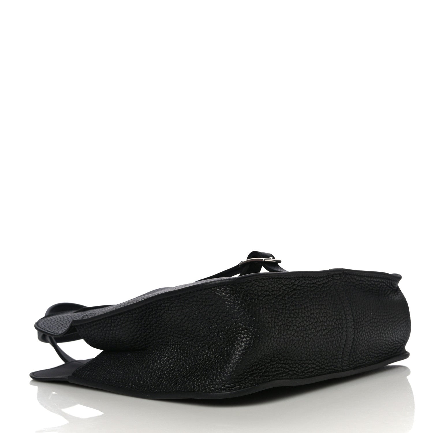 Hermes Taurillon Clemence Halzan 25 Black 4 of 10
