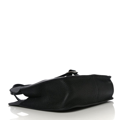 Hermes Taurillon Clemence Halzan 25 Black 4 of 10
