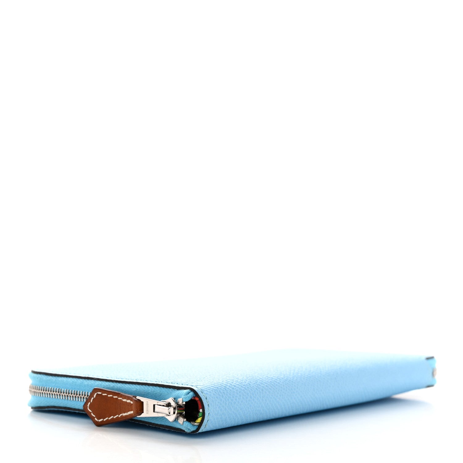 Hermes Epsom Silk'In Wallet Celeste 4 of 8