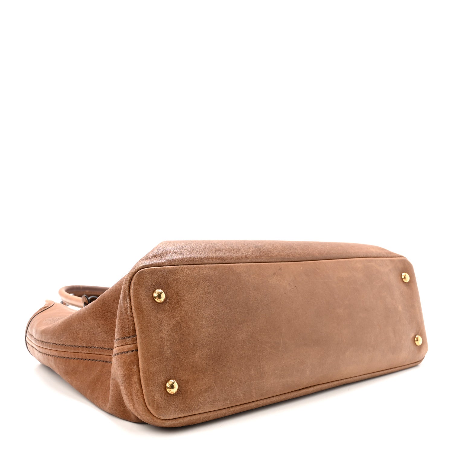 Miu Miu Nappa Aviator Medium Aventure Bag Rovere 4 of 9