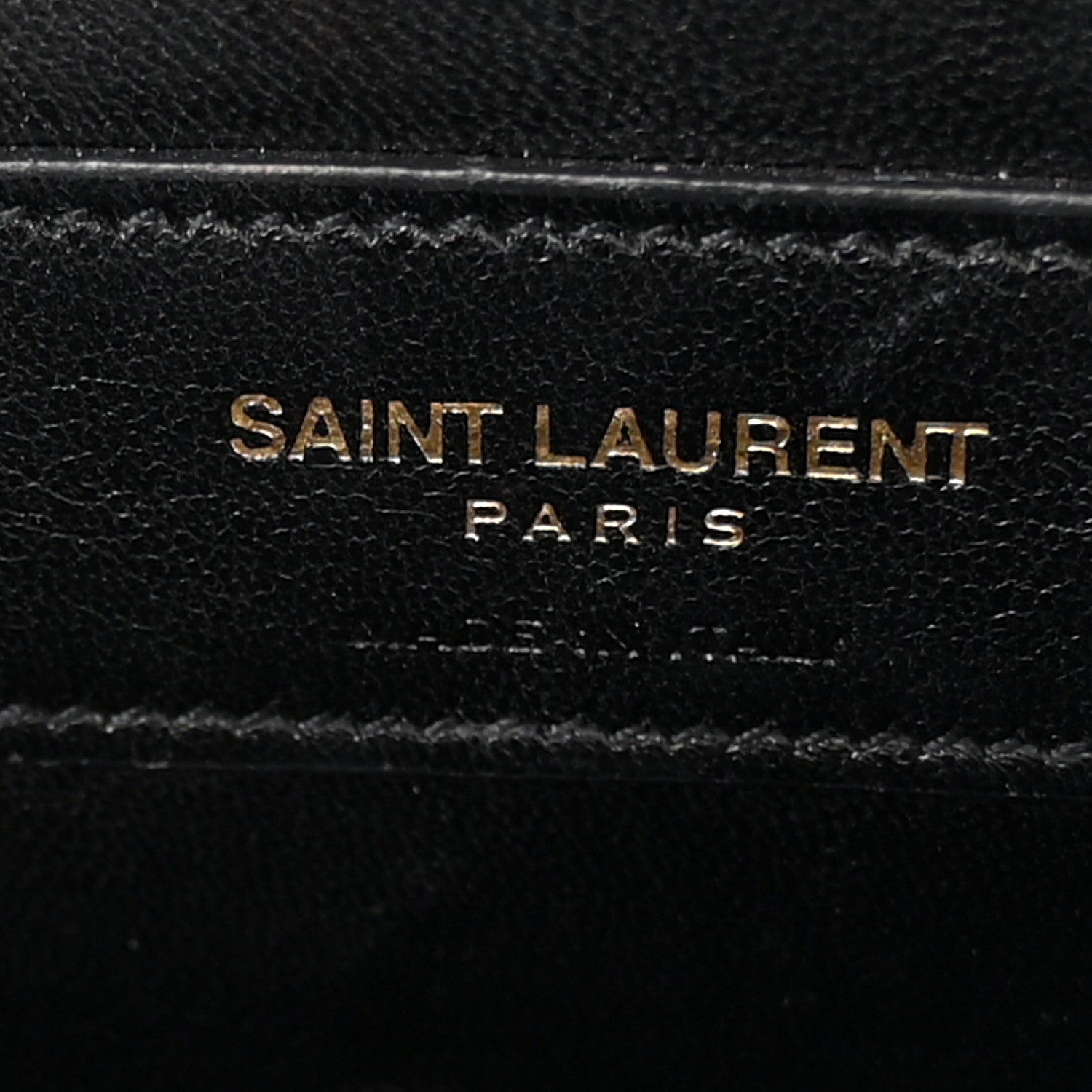 Saint Laurent Textured Metallic Calfskin Classic Monogram Cassandre Clutch Silver 6 of 14