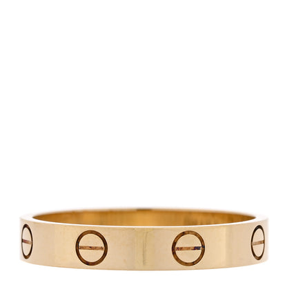Cartier 18K Yellow Gold 3.5mm LOVE Wedding Band Ring 58 8.5 3 of 4