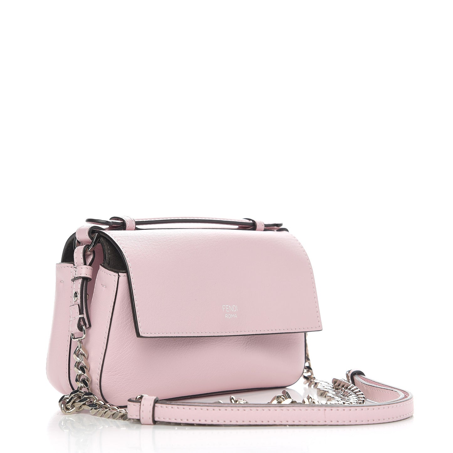 Vitello Dolce Studded Micro Double Baguette Peonia Multicolor