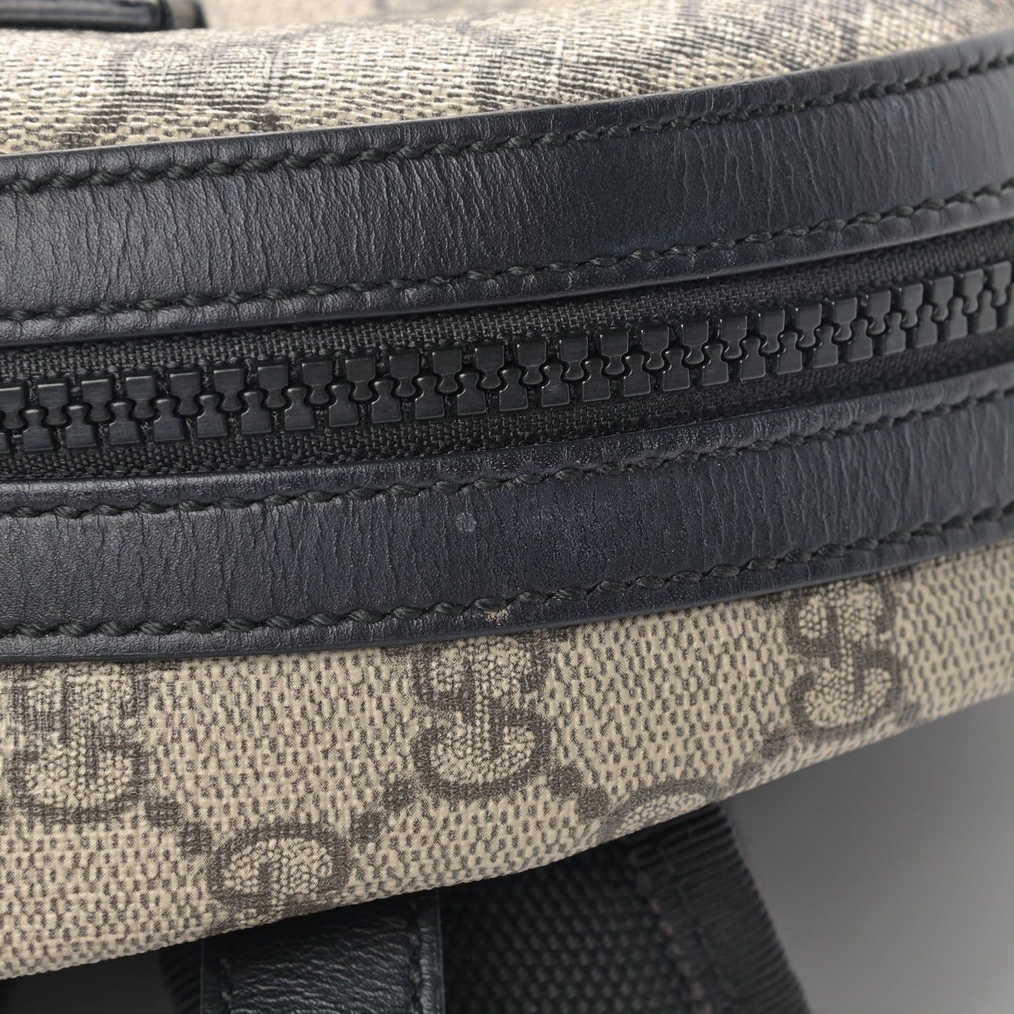 GG Supreme Monogram Small Eden Day Backpack Black