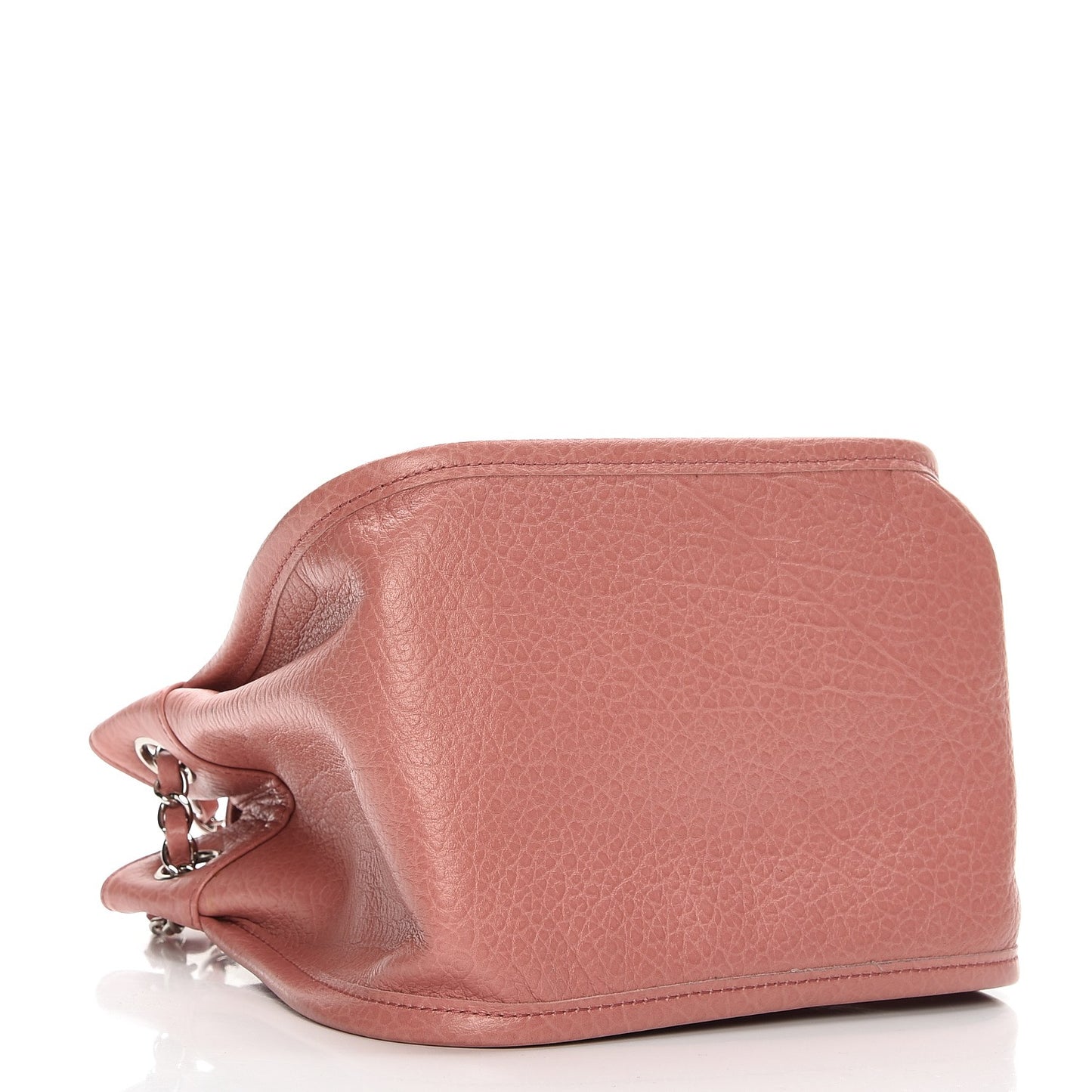 Grained Calfskin Mademoiselle Accordion Flap Pink