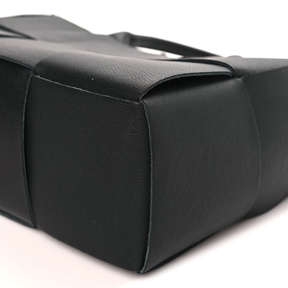 Bottega Veneta Grained Calfskin Intrecciato Small Arco Tote Black 10 of 10