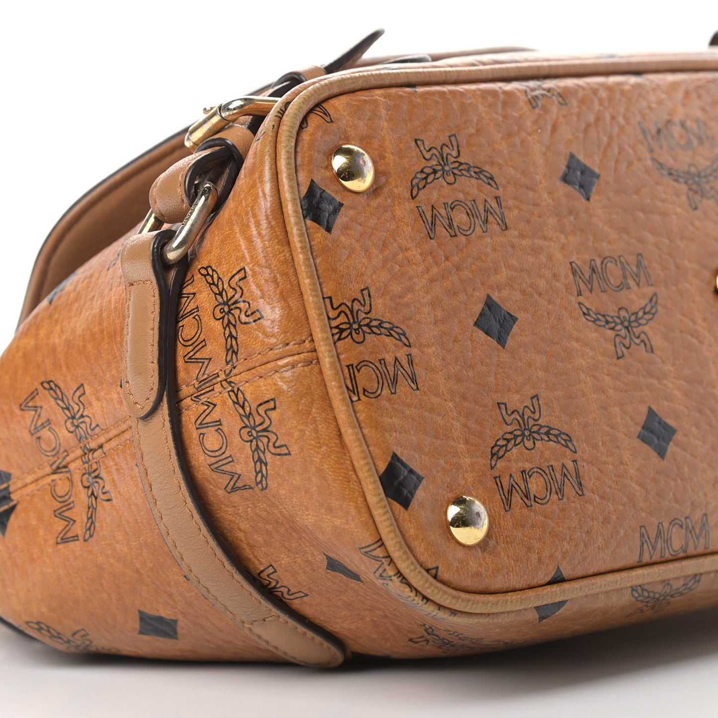 Visetos Crossbody Flap Messenger Cognac