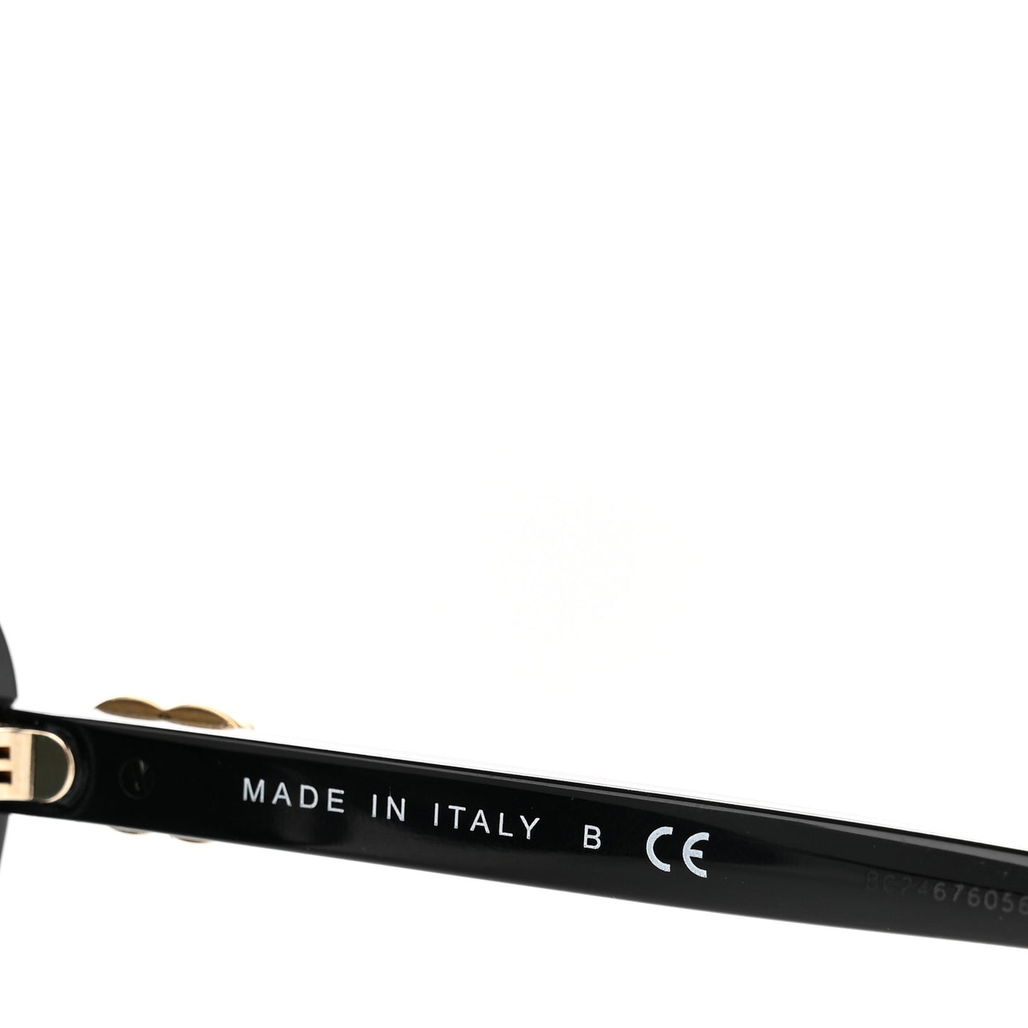 Acetate Cat Eye CC Sunglasses 5432-A Black
