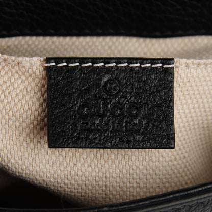 Gucci Pebbled Calfskin Small Soho Flap Crossbody Black 5 of 7