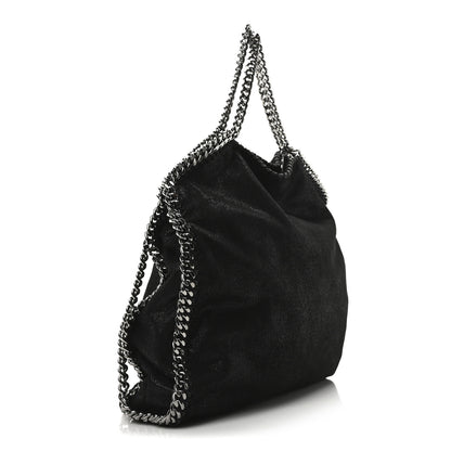 Stella McCartney Shaggy Deer Falabella Fold Over Tote Black 3 of 10