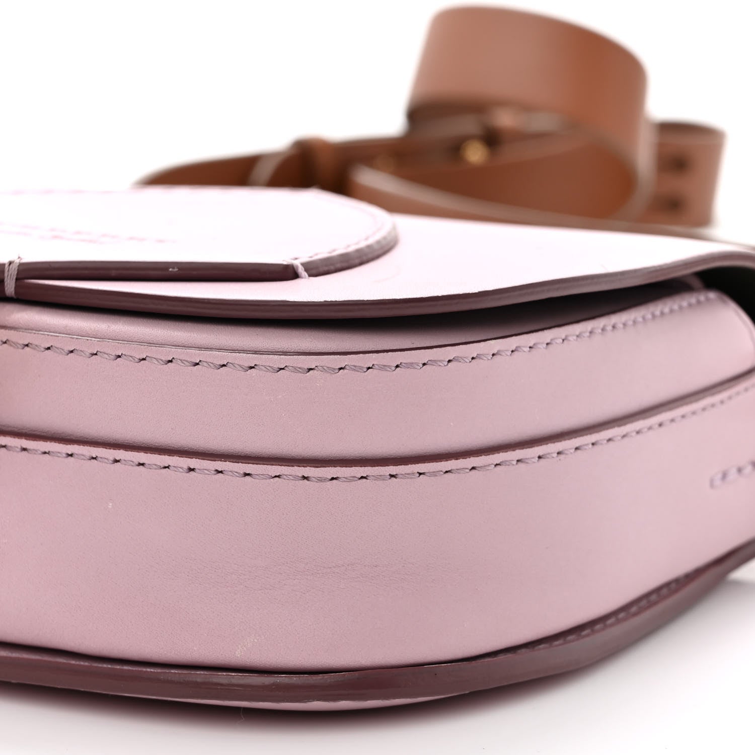 Burberry Calfskin Square Mini Satchel Pale Lavender 9 of 11