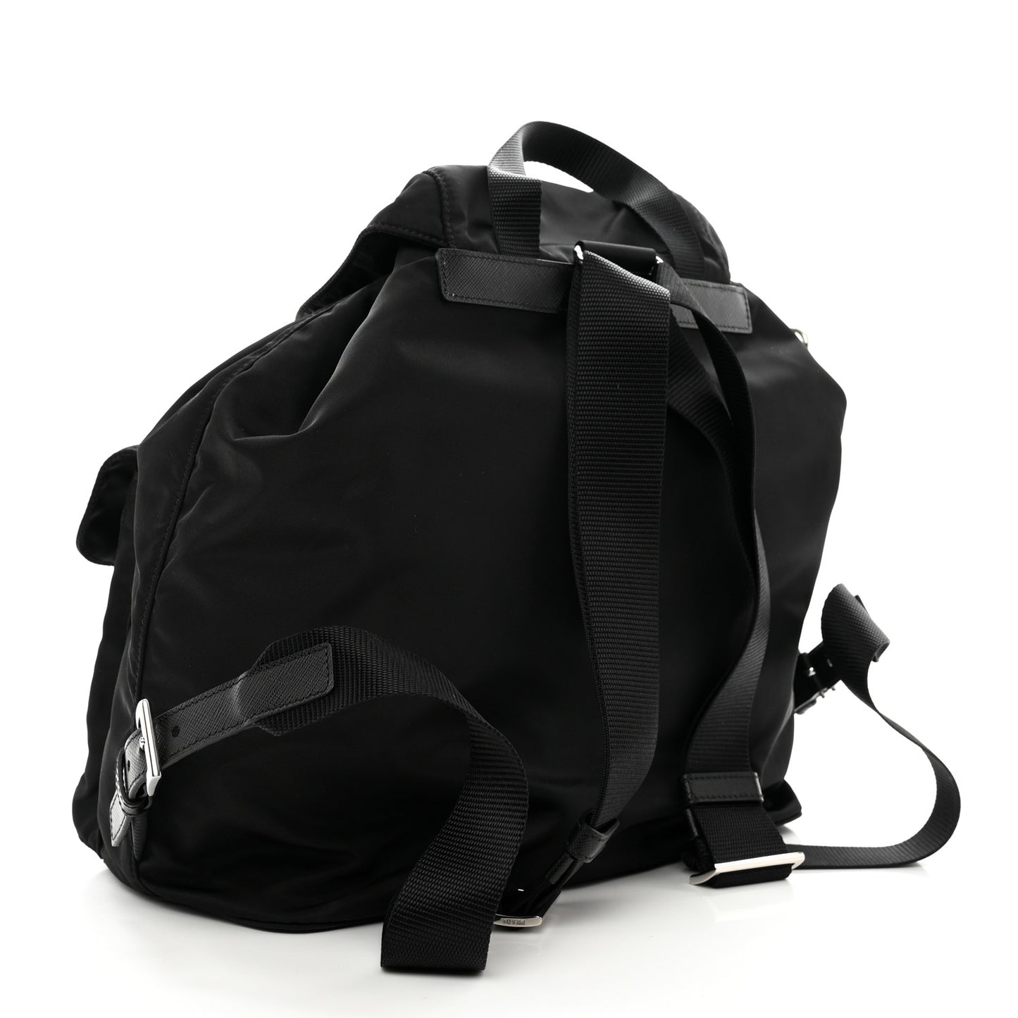 Nylon Vela Medium Backpack Black