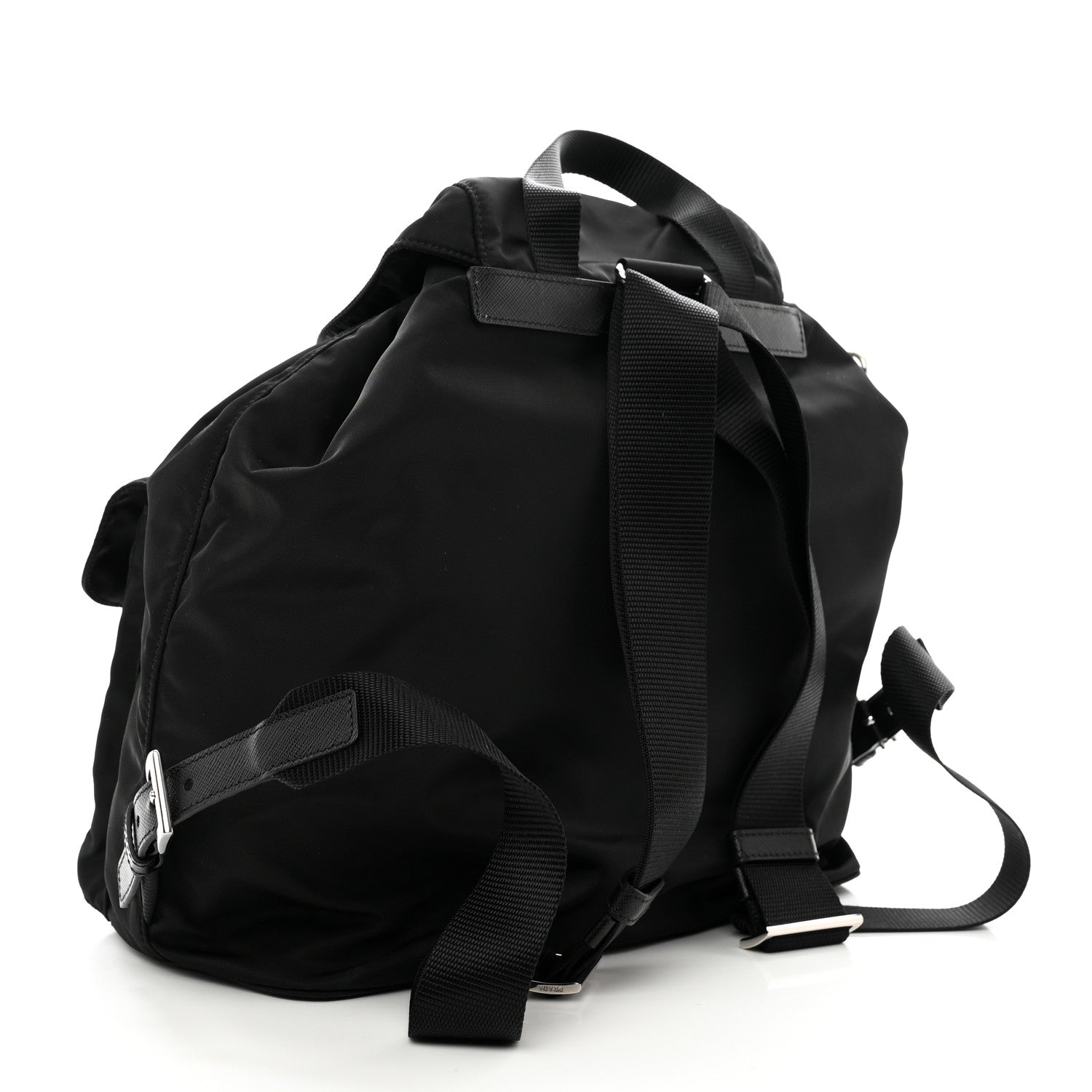 Prada Nylon Vela Medium Backpack Black 3 of 9