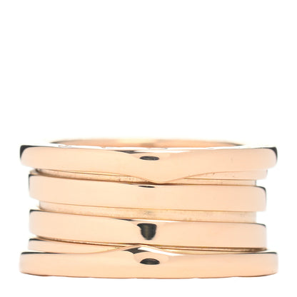 Bulgari 18K Yellow Gold B.Zero1 Four-Band Ring 50 5.25 3 of 5