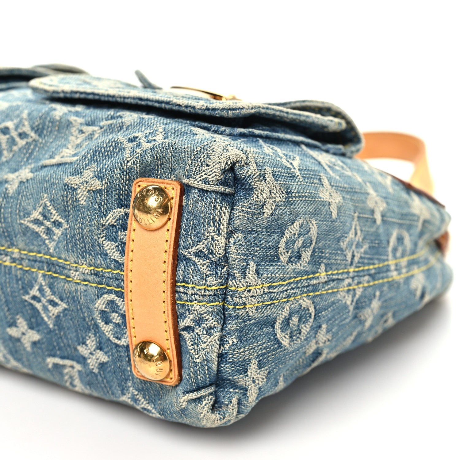Louis Vuitton Monogram Denim Baggy PM Blue 9 of 10