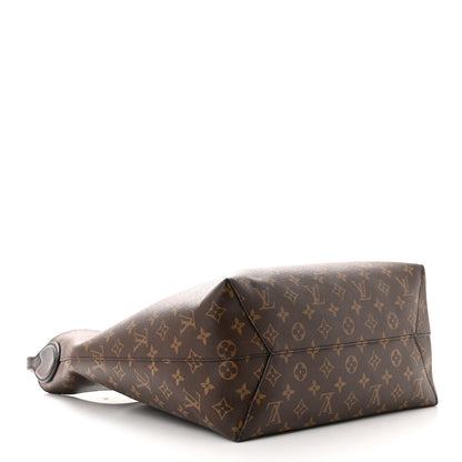 Louis Vuitton Monogram Flower Hobo Black 4 of 16