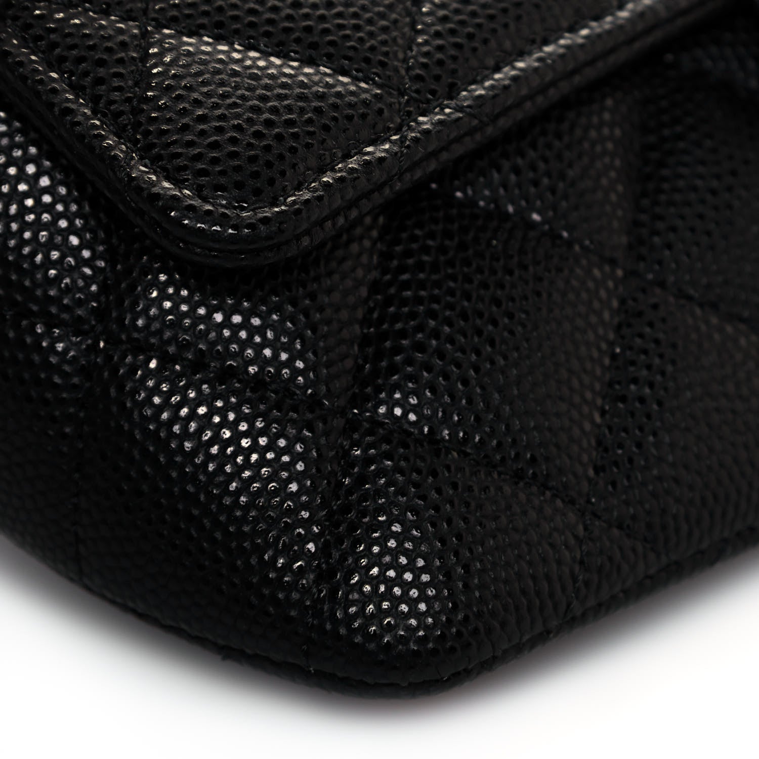 Chanel Caviar Quilted Glasses Case With Chain Black 10 of 14