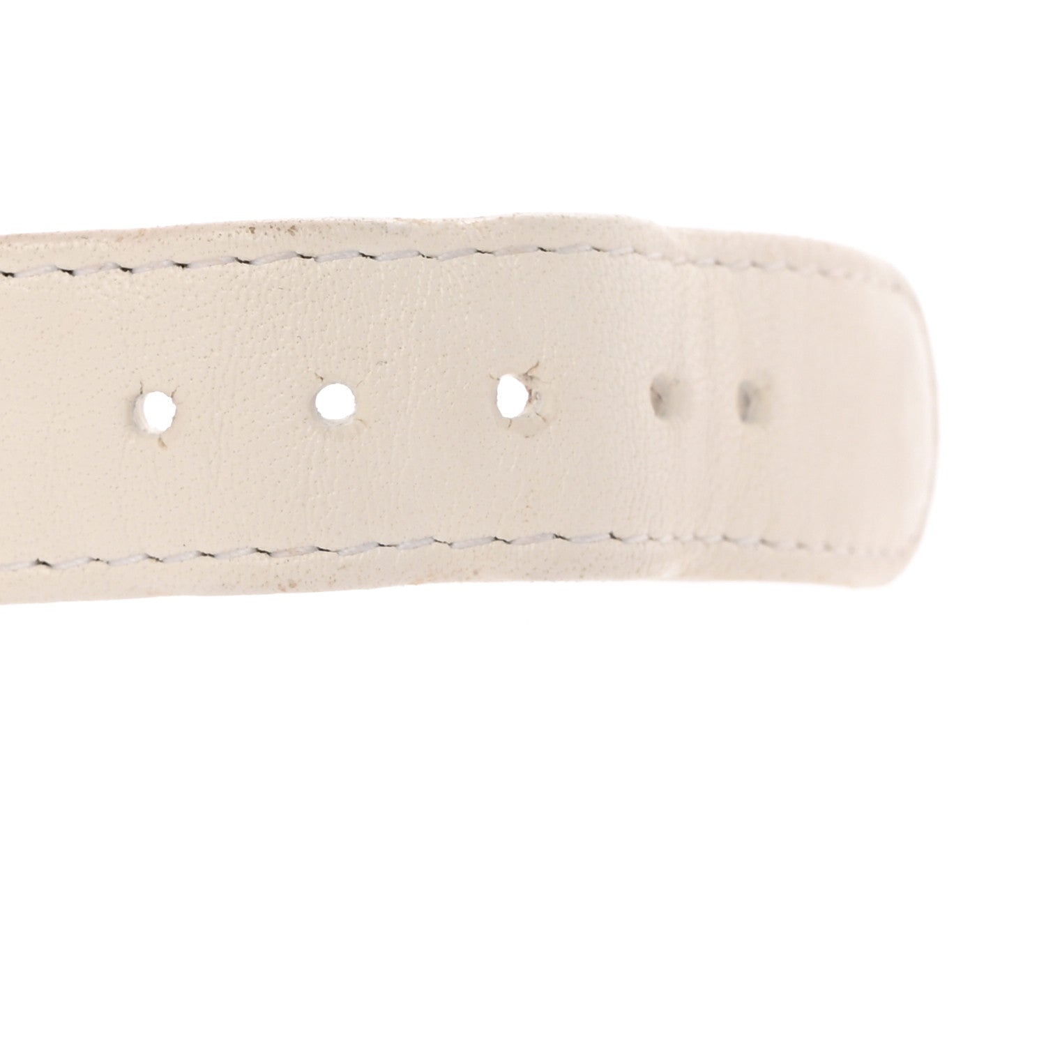 Chanel Lambskin Quilted Diamond Arm Coin Purse White 8 of 13