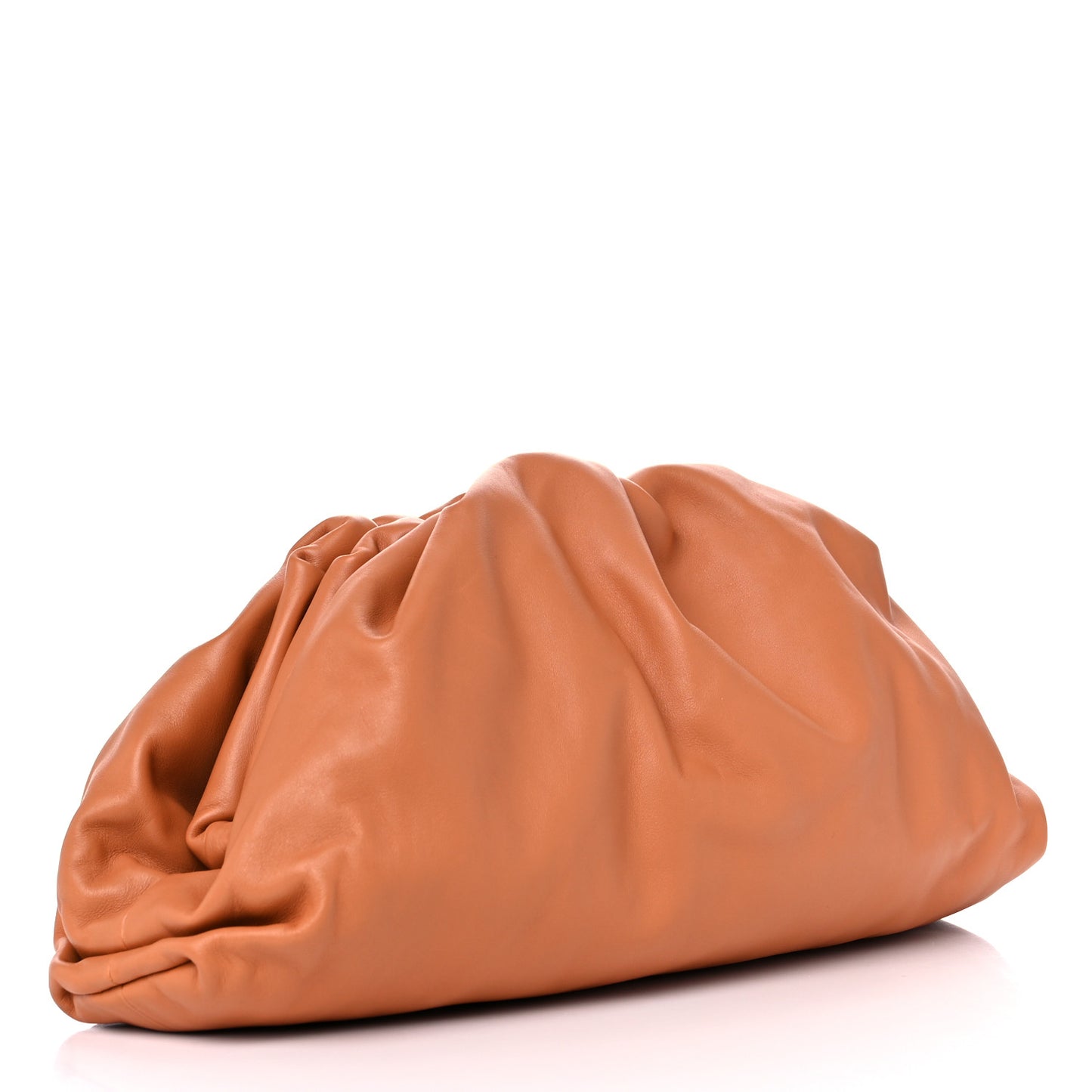 Smooth Butter Calf The Pouch Oversized Clutch Clay