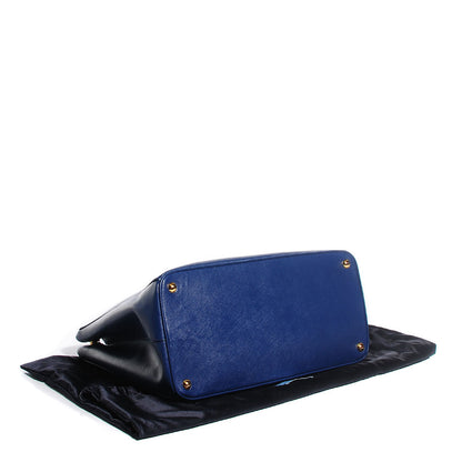 Prada Saffiano Lux Large Tote Bluette 4 of 10