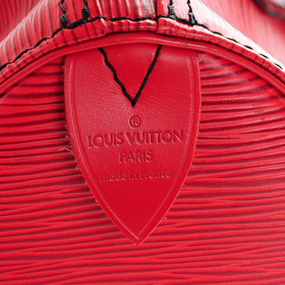 Louis Vuitton Epi Speedy 30 Rouge 6 of 7