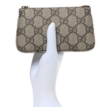 Gucci GG Supreme Monogram Selleria Key Case  Brown 2 of 7