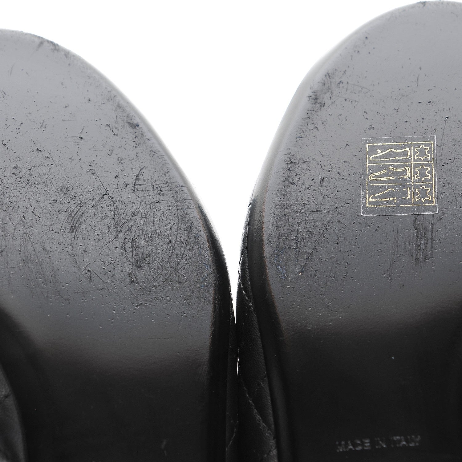Chanel Calfskin Quilted CC Chain Mules 39 Black 6 of 8