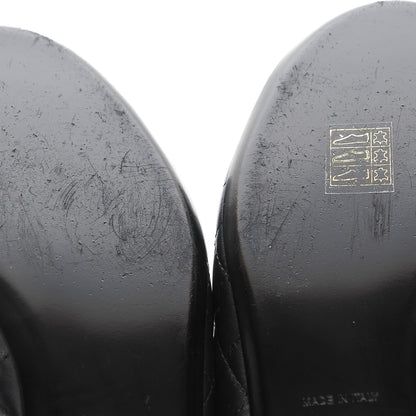 Chanel Calfskin Quilted CC Chain Mules 39 Black 6 of 8