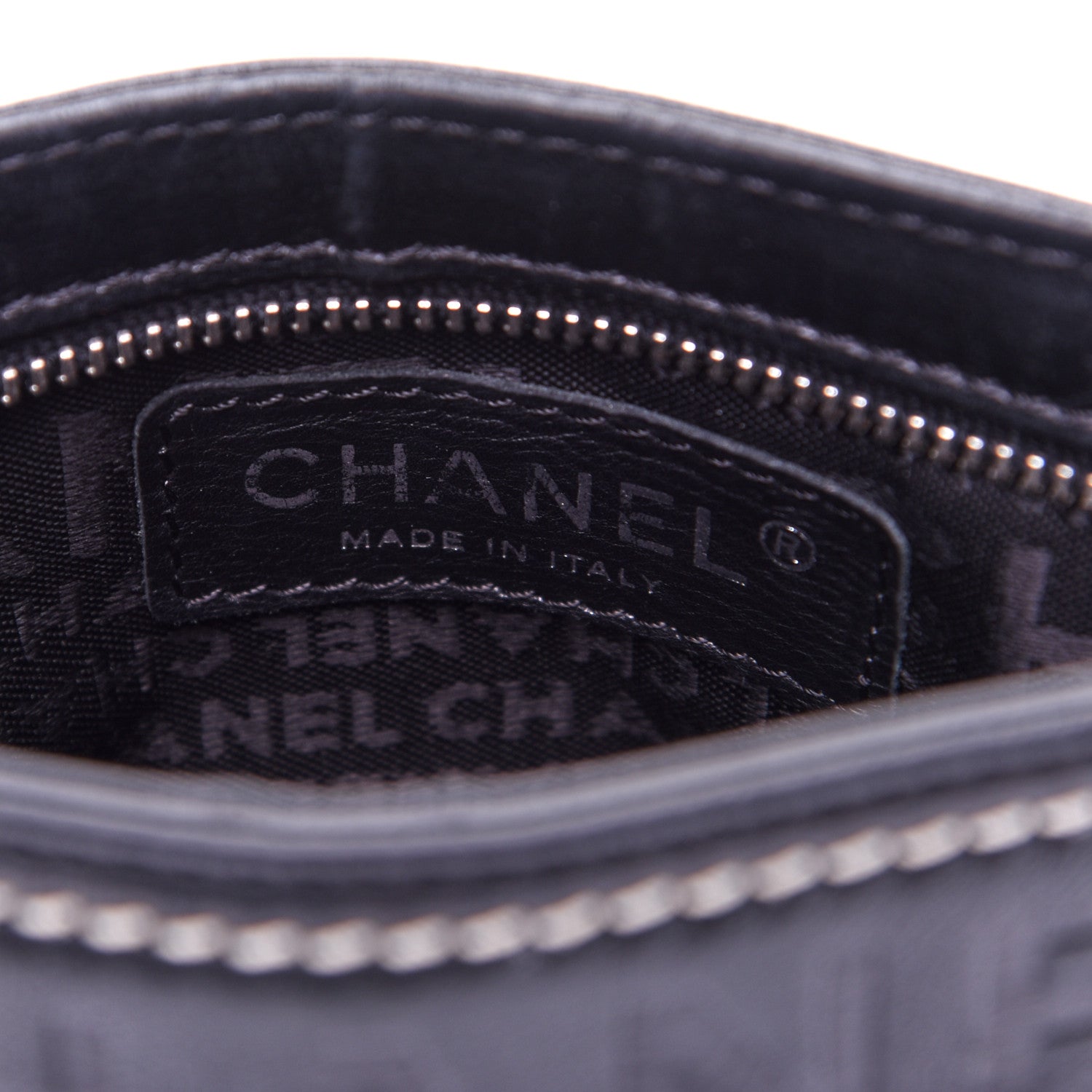 Chanel Lambskin Lax Pochette Black 6 of 11