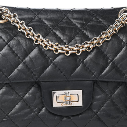 Chanel Aged Calfskin Quilted 2.55 Reissue 224 Flap Black 7 of 9