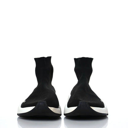 Balenciaga Technical 3D Recycled Knit Bi-Color Sole Womens Speed 2.0 Sneakers 38 Black White 2 of 8