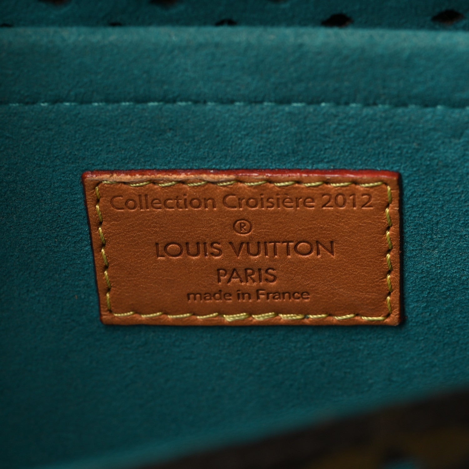 Louis Vuitton Monogram SC Flore Saumur Teal 6 of 10