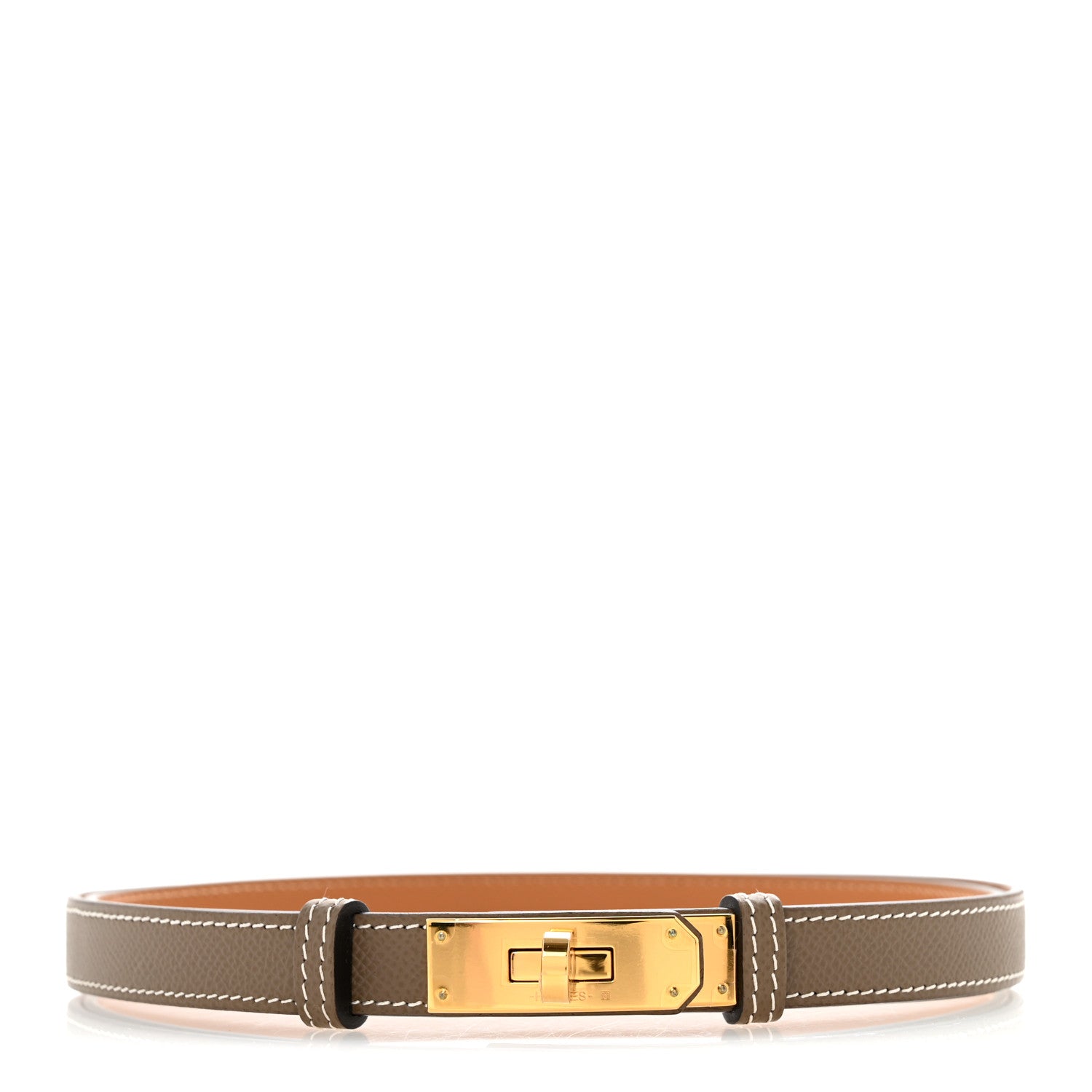 Hermes Epsom Kelly Belt Etoupe 1 of 4