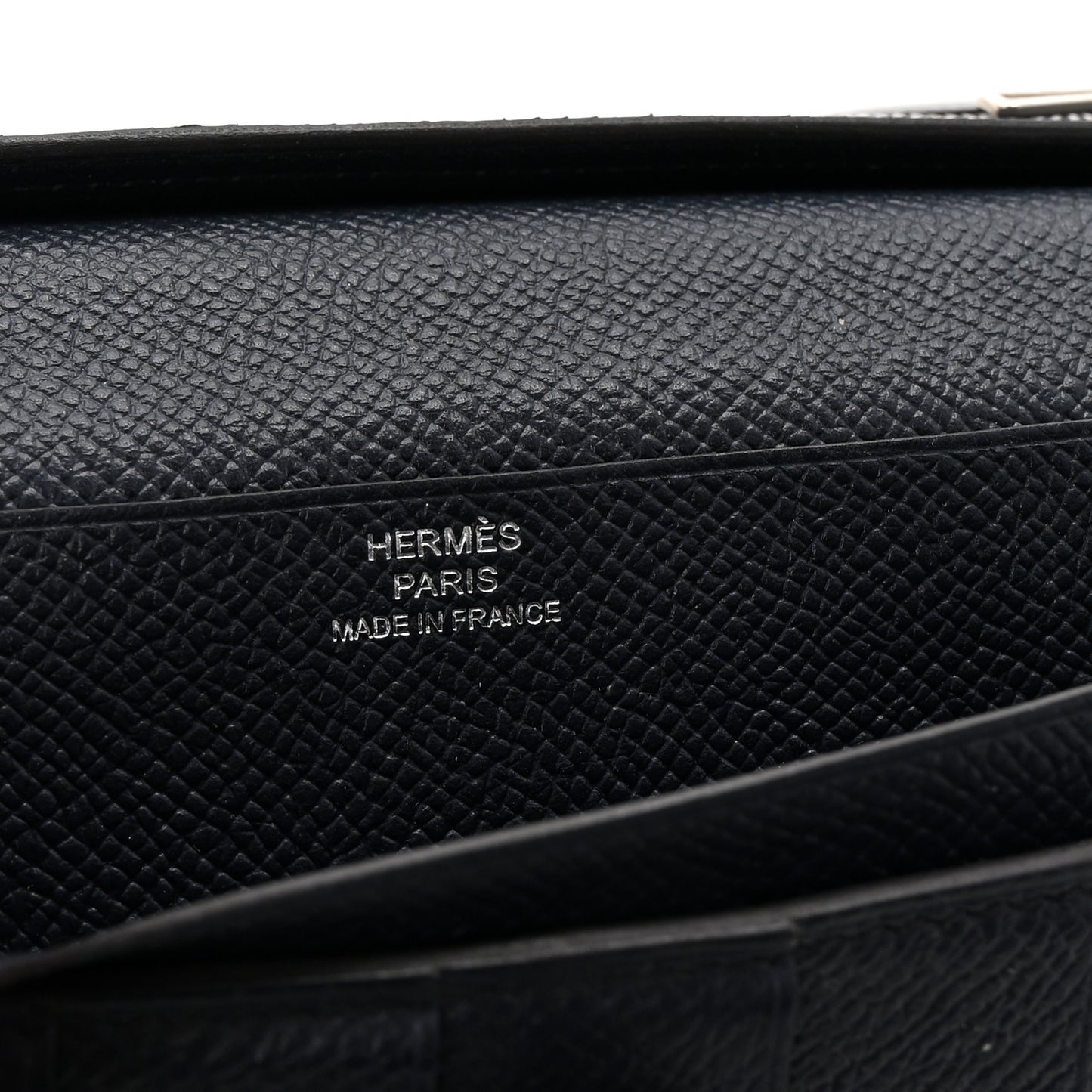 Epsom Bearn Gusset Wallet Gris Tourterelle Bleu Indigo