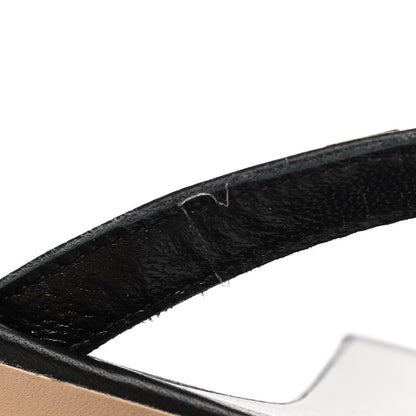 Valentino Garavani Calfskin Nappa Rockstud 35/75mm Platform Sandals 39 Black 10 of 11