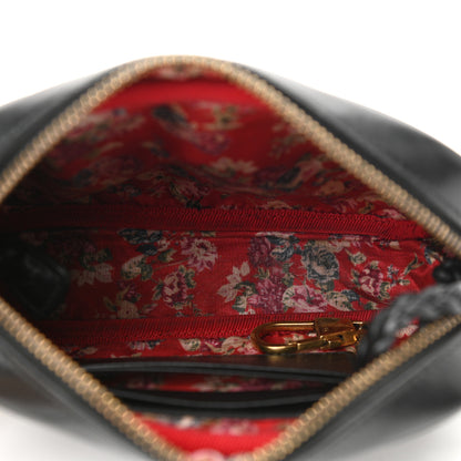 Gucci Calfskin Trapuntata Web Mini GG Shoulder Bag Black 5 of 10