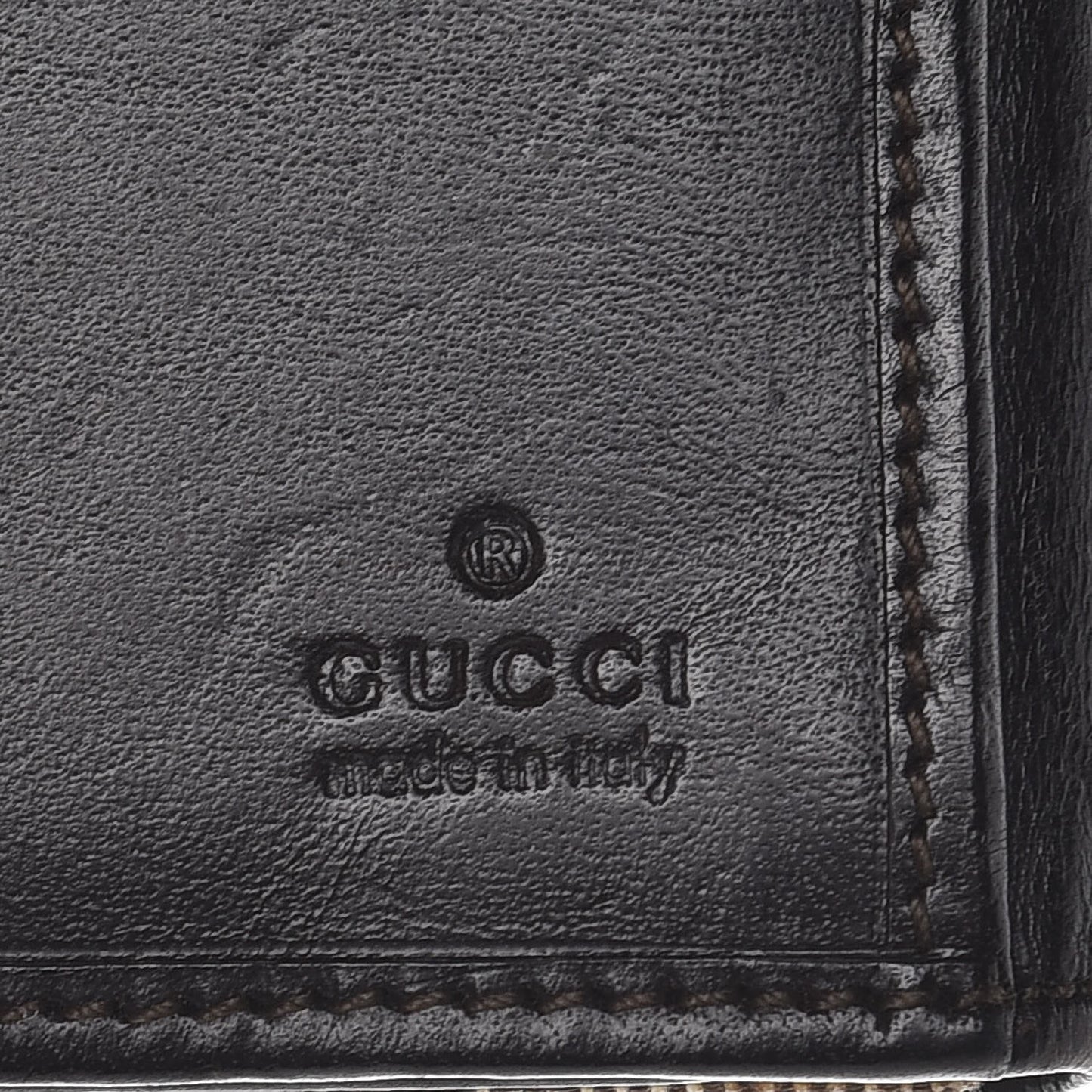 Monogram Calfskin Web Blake Continental Wallet Brown