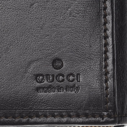Gucci Monogram Calfskin Web Blake Continental Wallet Brown 6 of 11