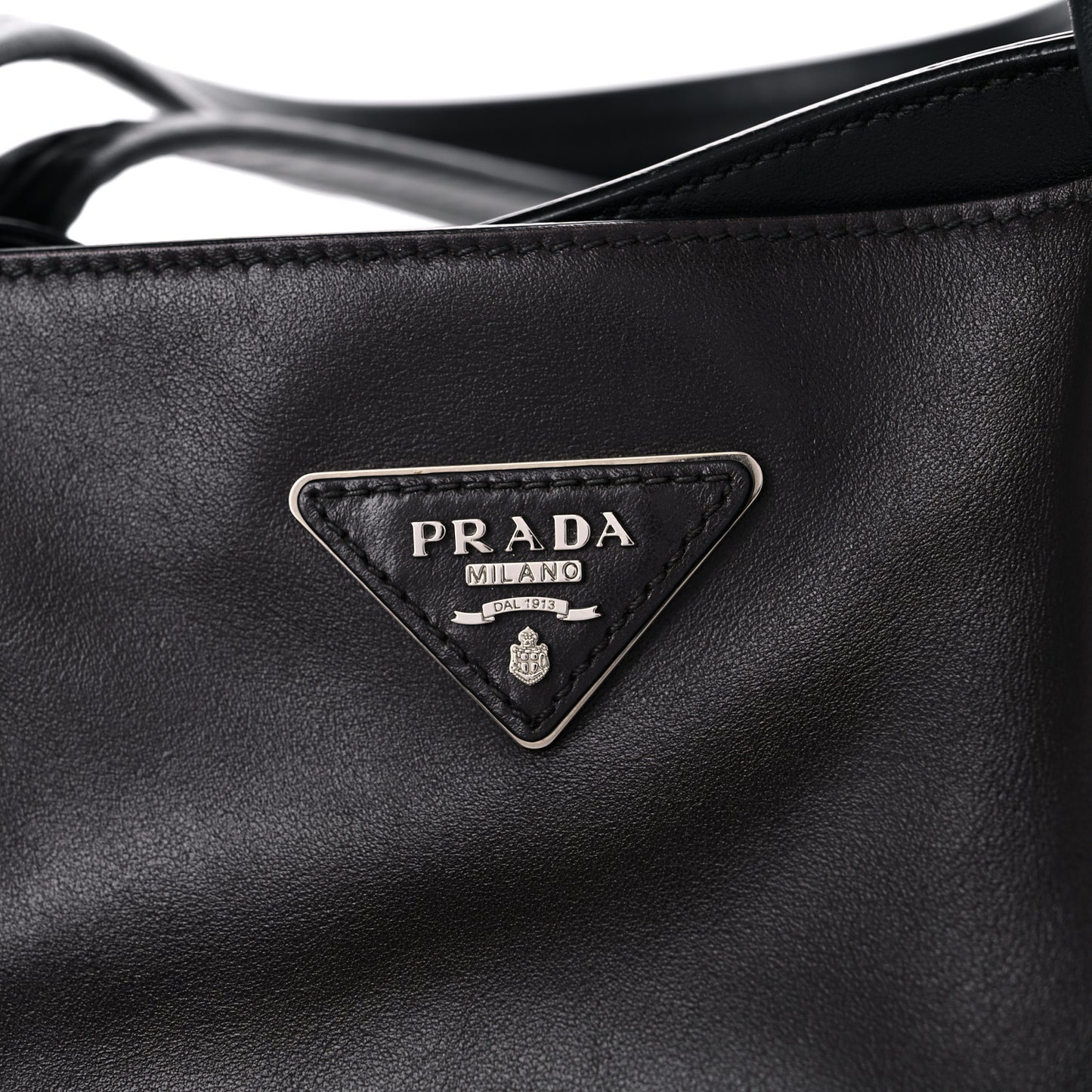 Soft Calfskin Tote Ebano Black
