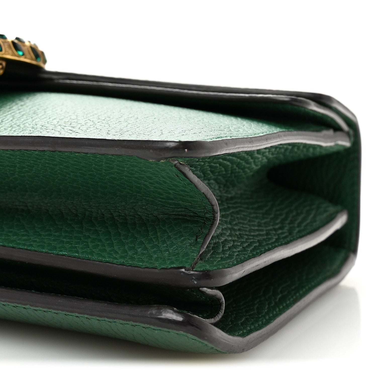 Gucci Pebbled Calfskin Small Dionysus Shoulder Bag Emerald 10 of 10